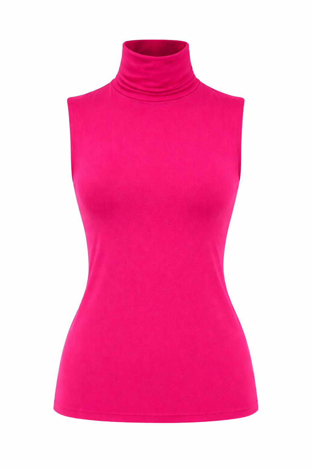 Sleeveless Turtleneck Top