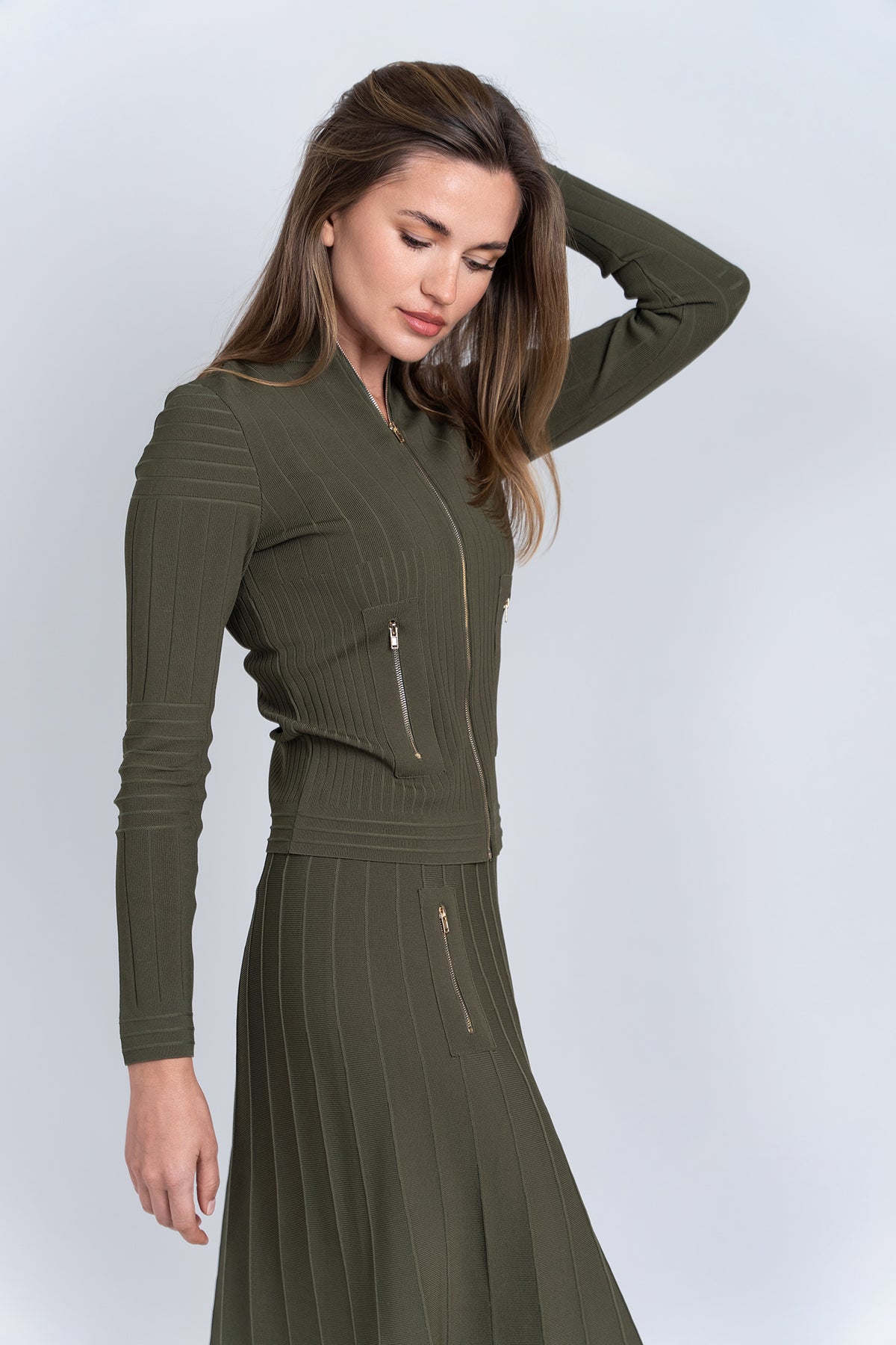 Timeless Zipper Cardigan