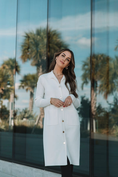 Cardigan Dress – Aleeza Paris