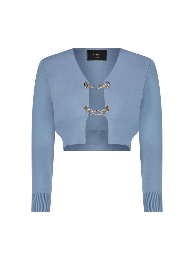 トップス Abyssea Chain frayed knit cardigan Abyssea Chain frayed knit cardigan