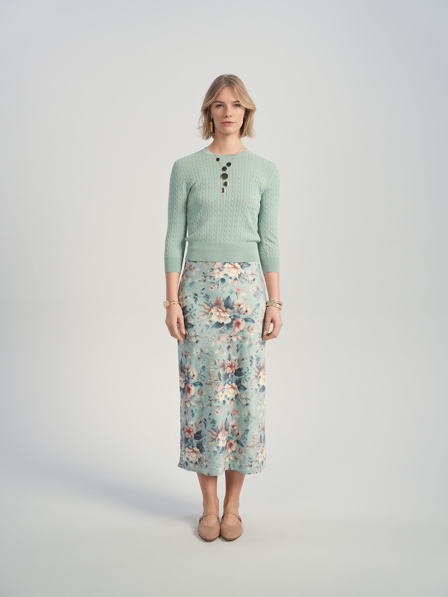 Lexi Cable Knit Top – Aleeza Paris