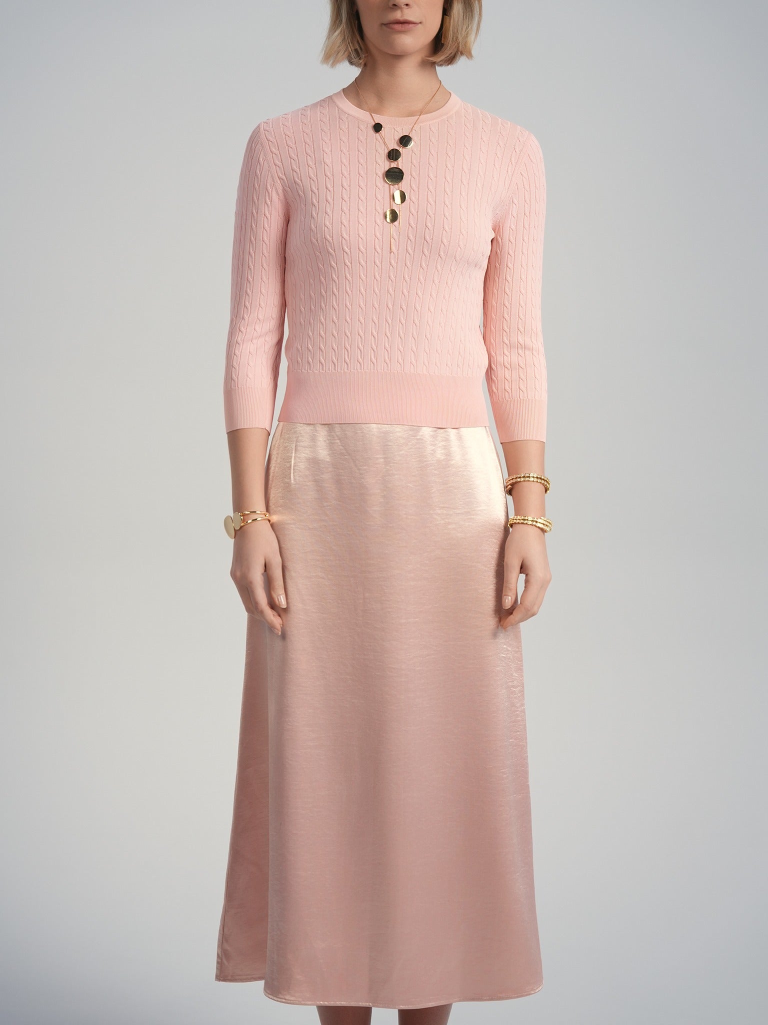 Lexi Cable Knit Top – Aleeza Paris
