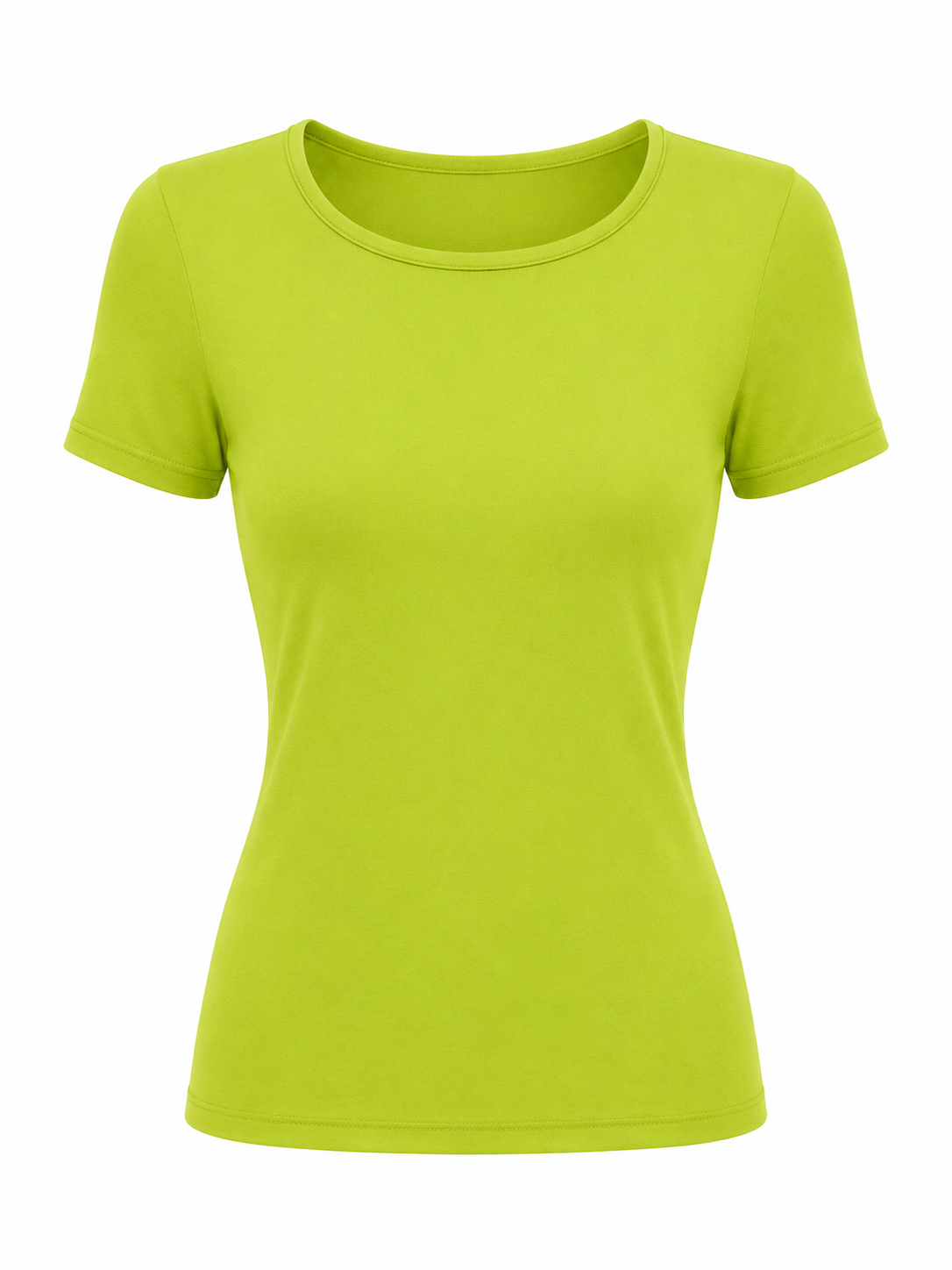 Square Neck Modal Top Short Sleeve