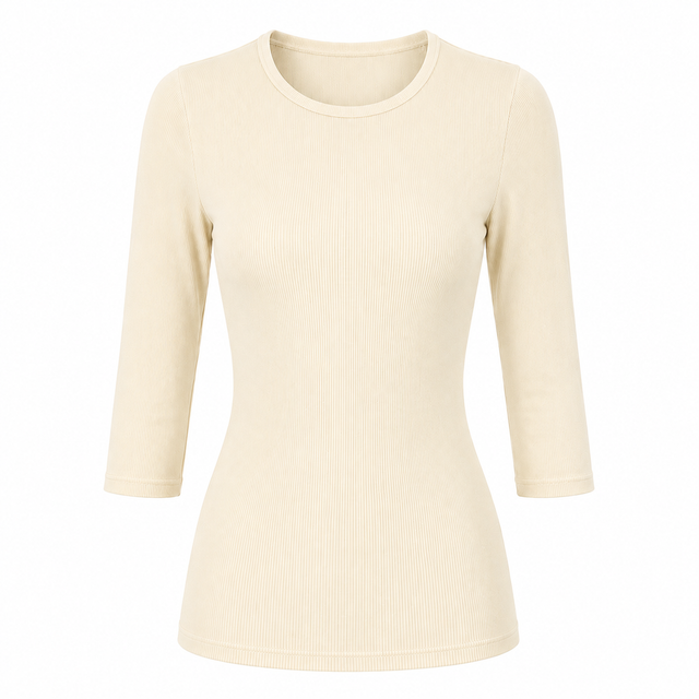 Ribbed Modal Top T601
