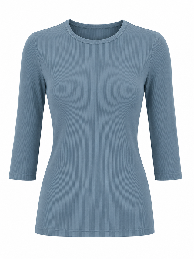 Ribbed Modal Top T601