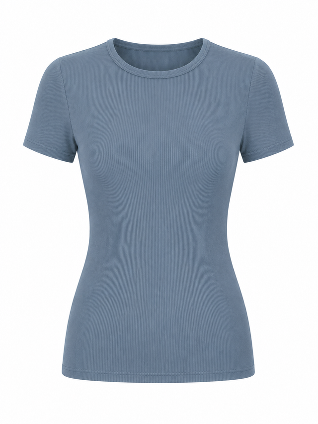Ribbed Modal Top T601
