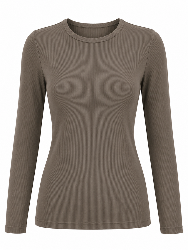 Ribbed Modal Top T601