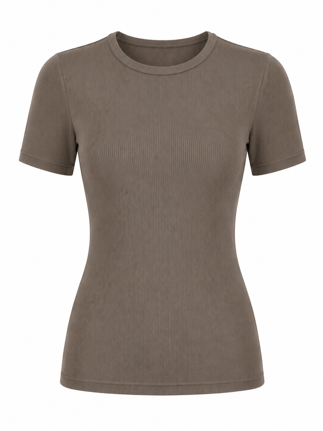 Ribbed Modal Top T601
