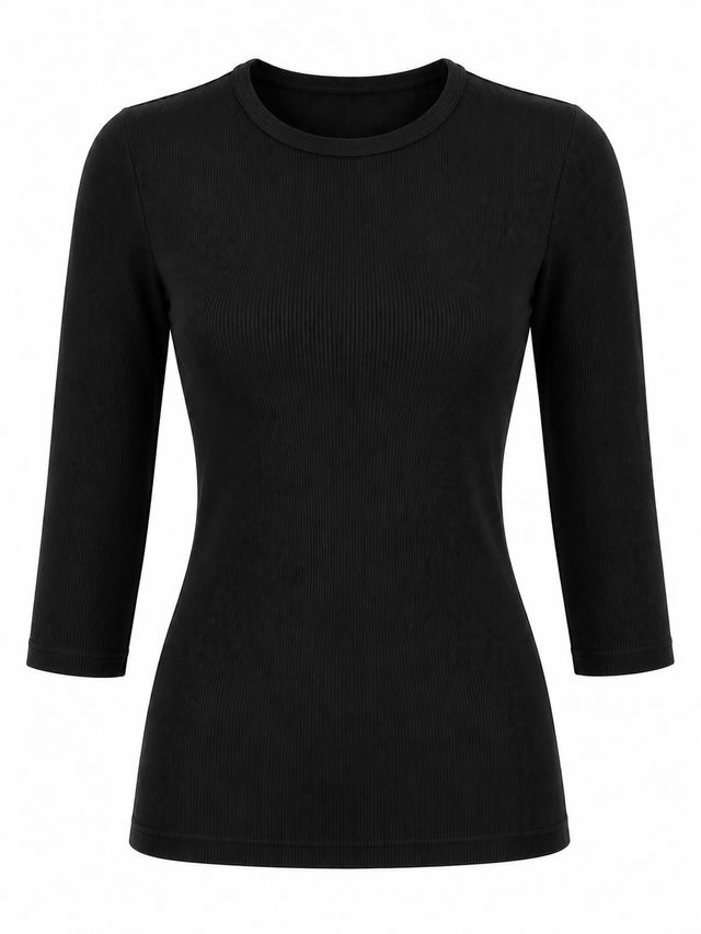 Ribbed Modal Top T601