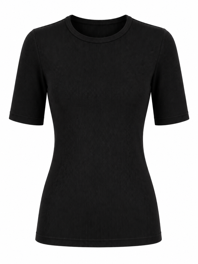 Ribbed Modal Top T601