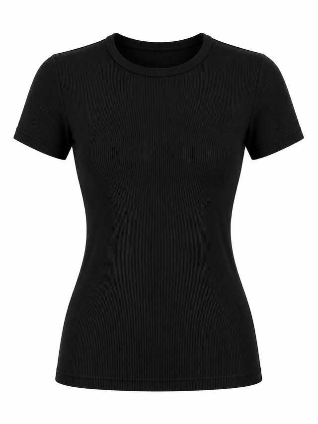 Ribbed Modal Top T601
