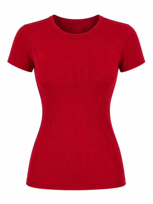 Ribbed Modal Top T601