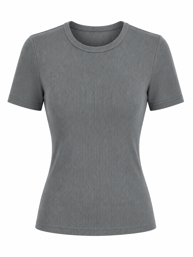 Ribbed Modal Top T601