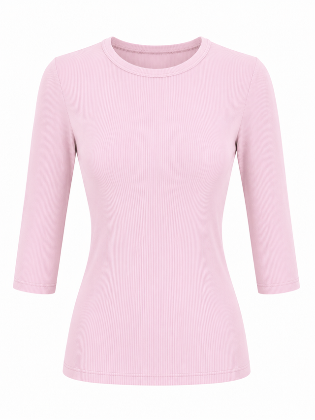 Ribbed Modal Top T601