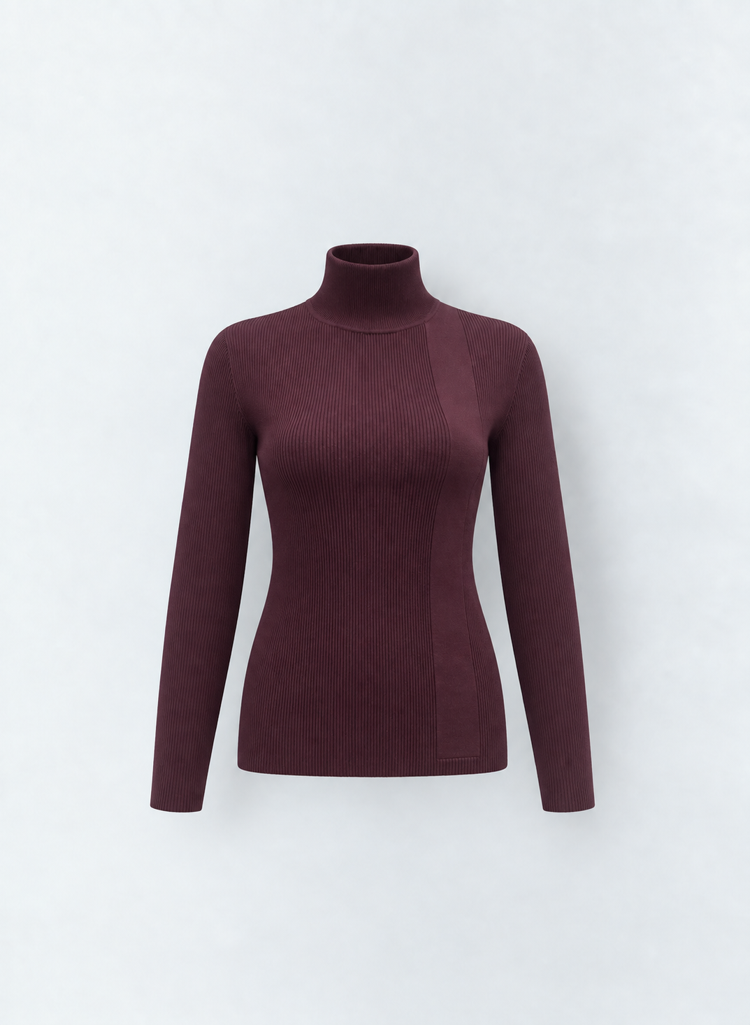 Solenne Ribbed Turtleneck