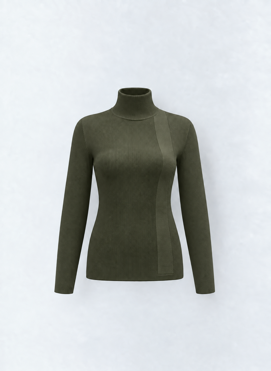 Solenne Ribbed Turtleneck