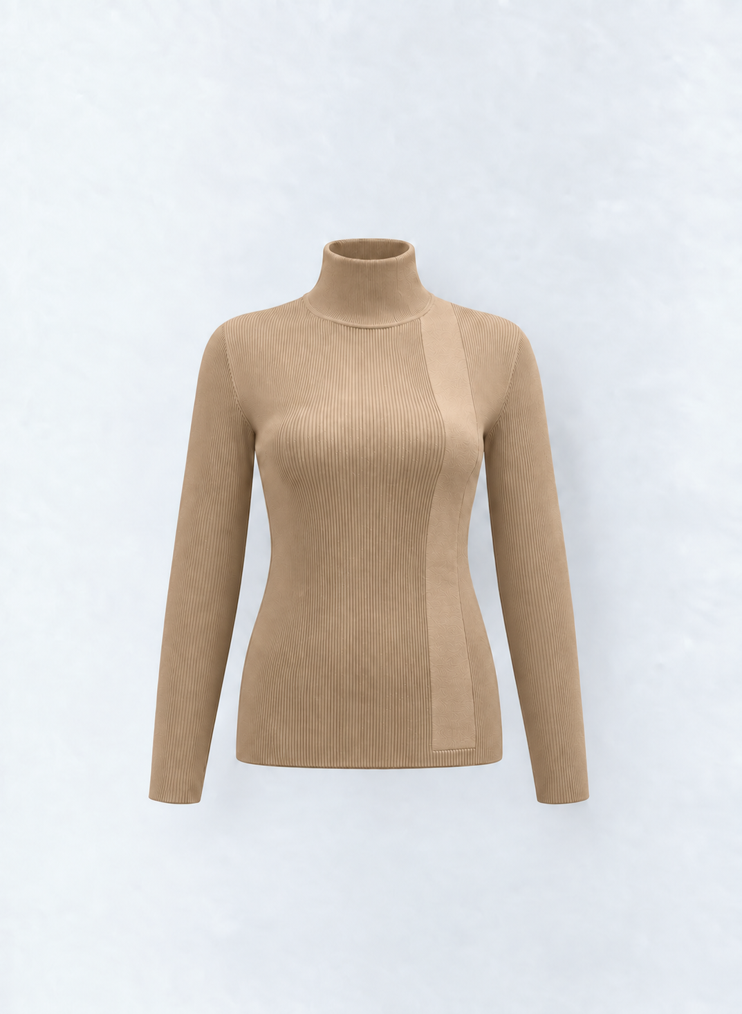 Solenne Ribbed Turtleneck