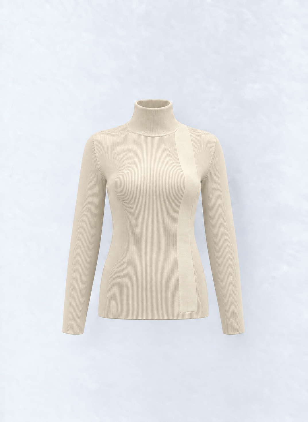 Solenne Ribbed Turtleneck