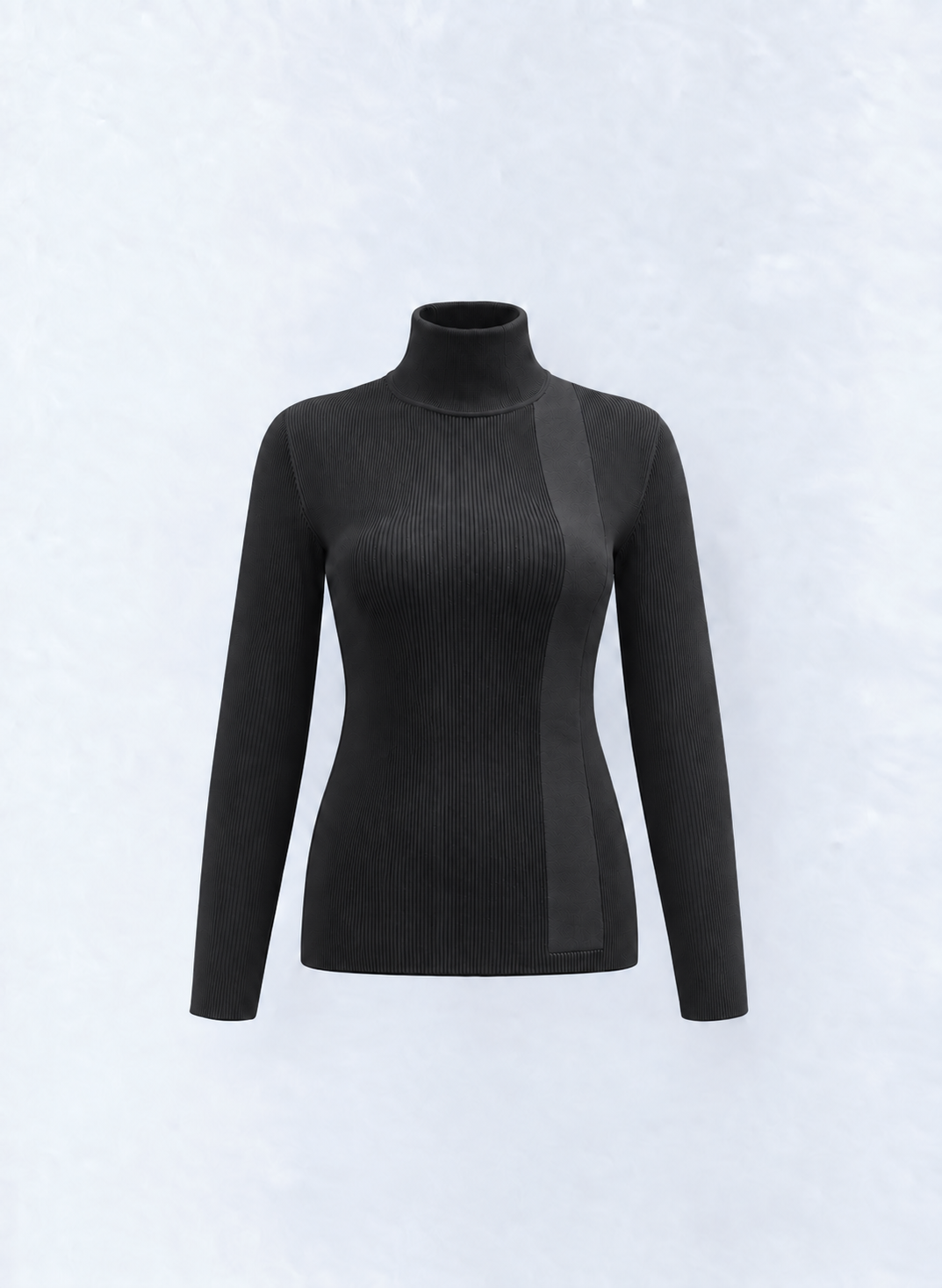 Solenne Ribbed Turtleneck