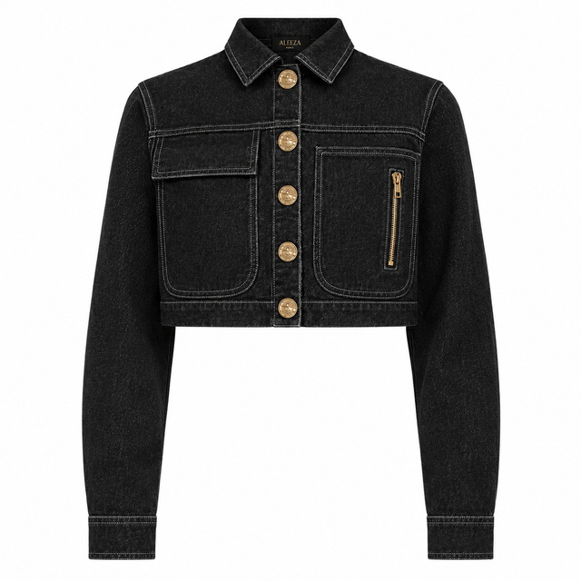 Cropped Denim Jacket