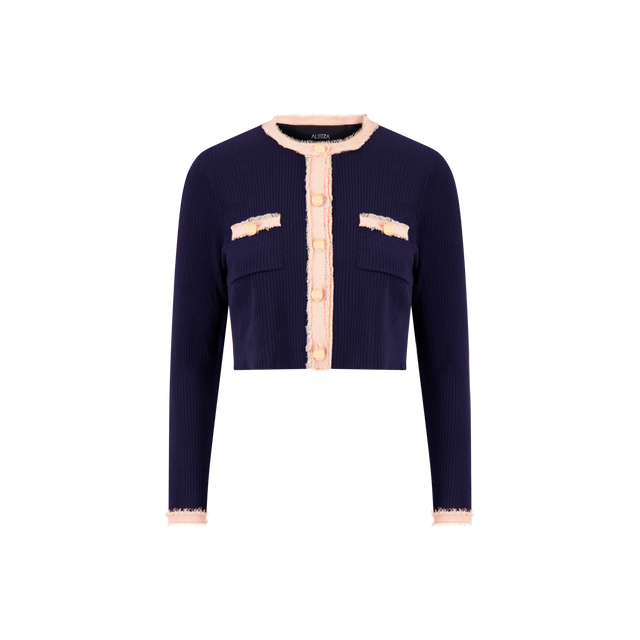 Cropped Cardigan Set