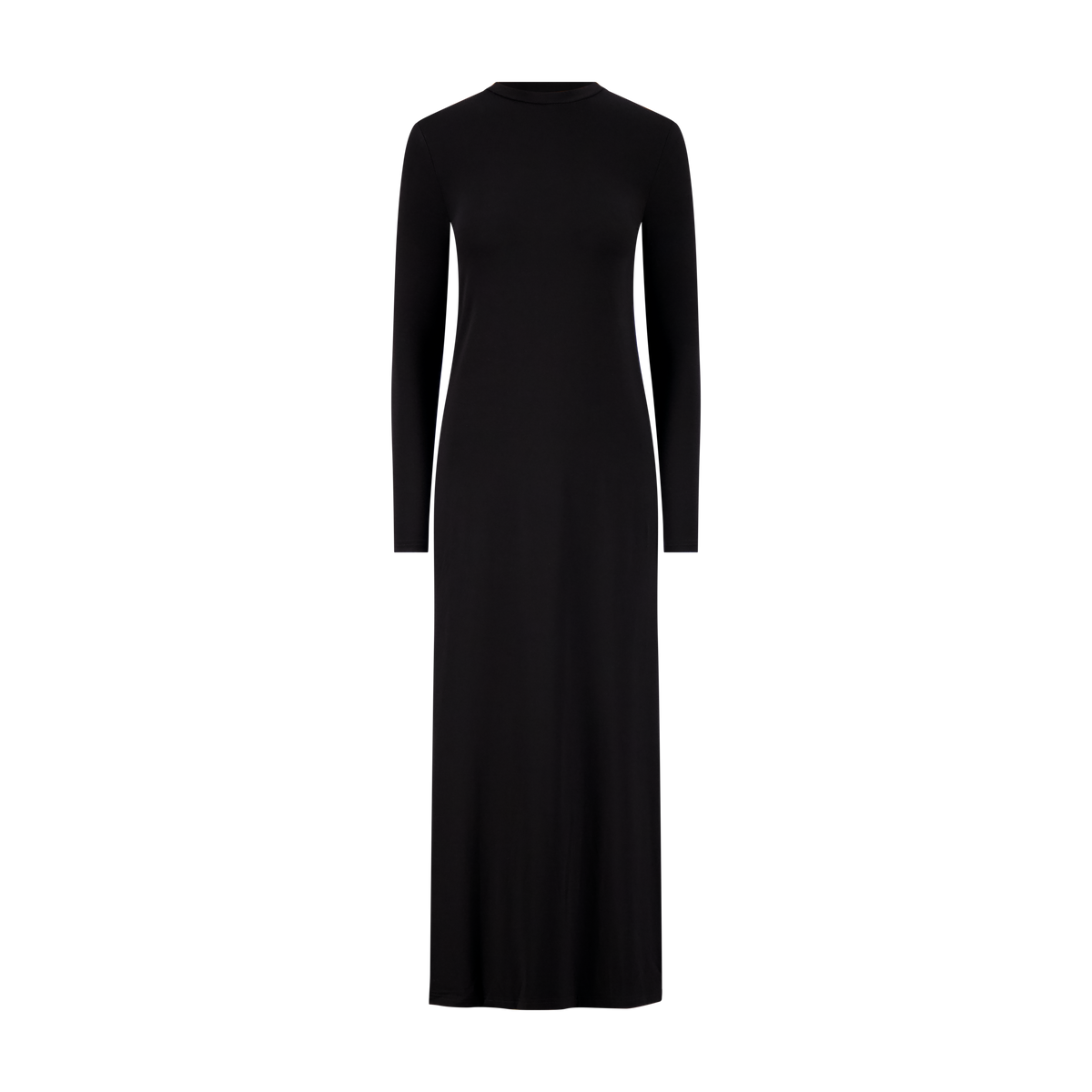 Long-Sleeve Stretch Maxi
