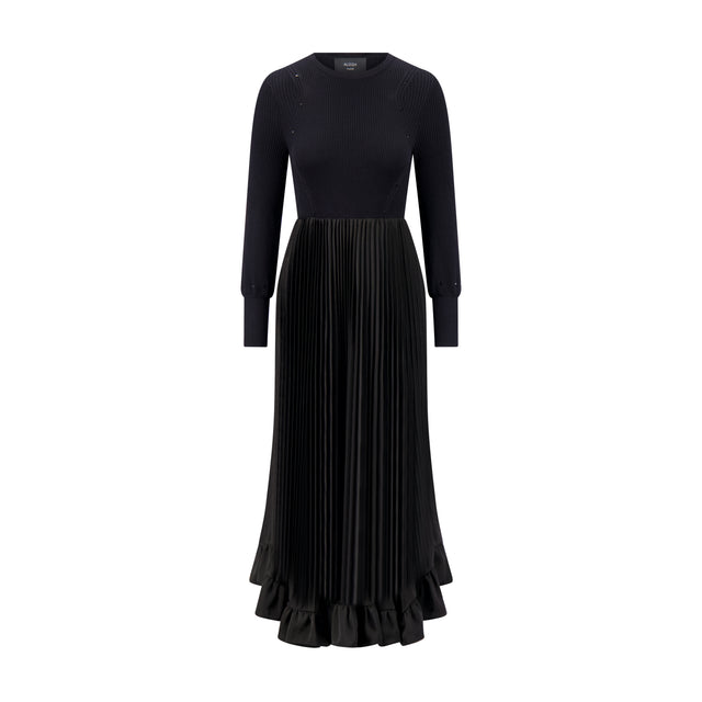 Ruffled Pleated Dress
