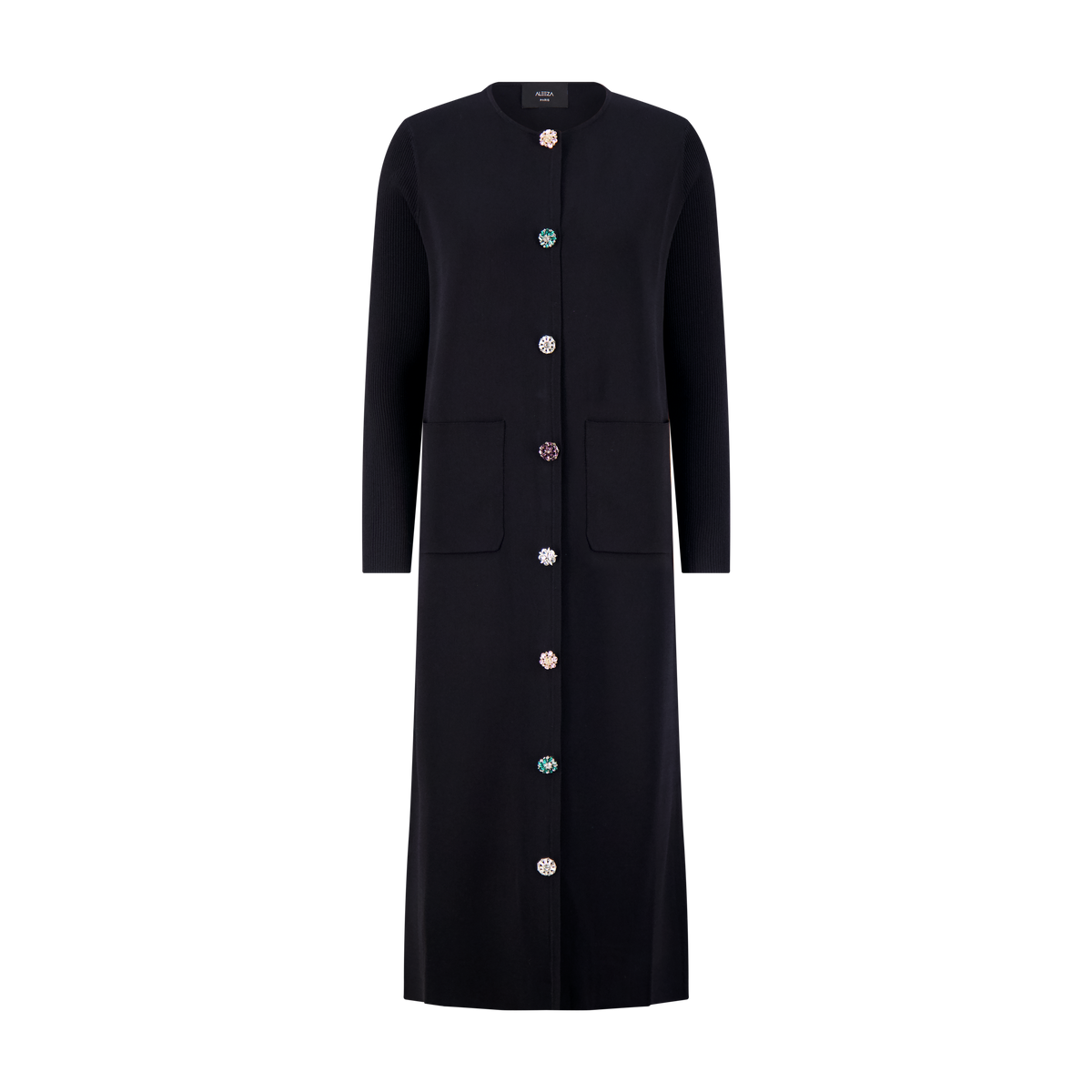 Black Longline Cardigan