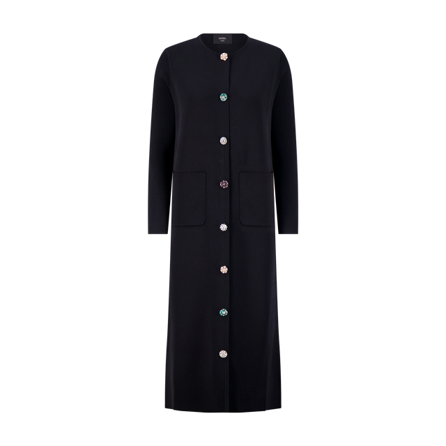 Black Longline Cardigan