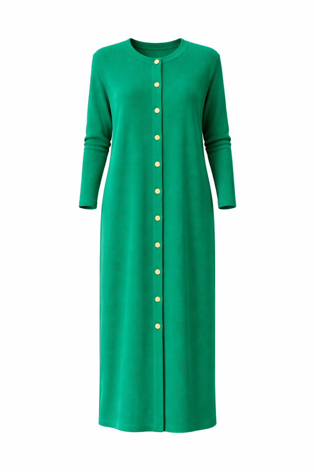 Button Down Lounge Dress