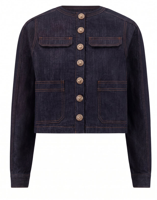 Contrast Stitch Jacket