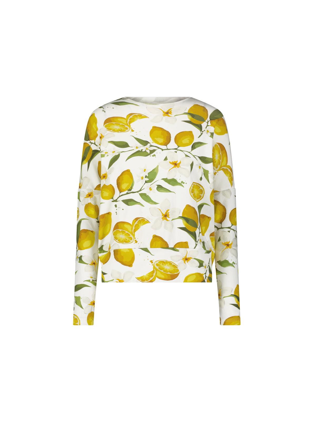 Aleeza Paris Abby Dolman Lemon T-Shirt – modest top in Lemon Print