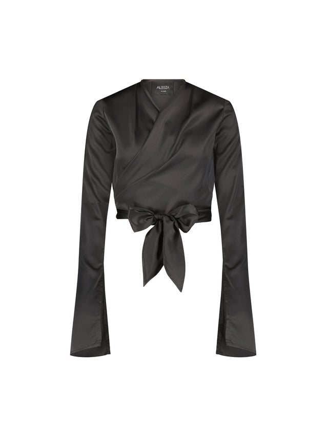 Grace Silk Wrap Shirt