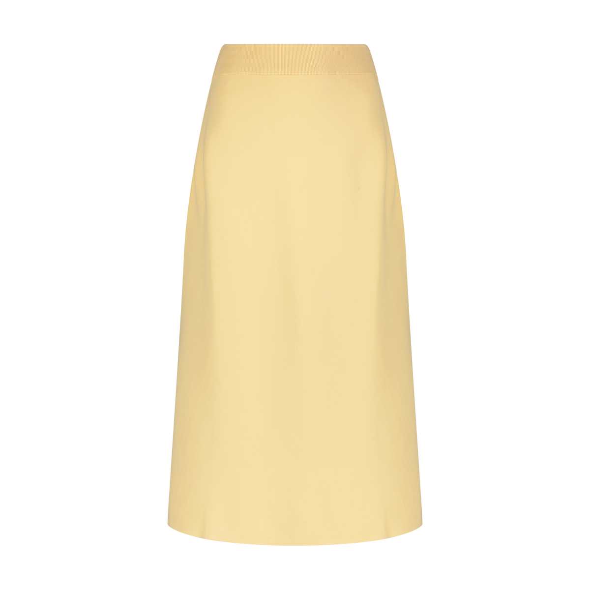 Fine-Knit Midi Skirt