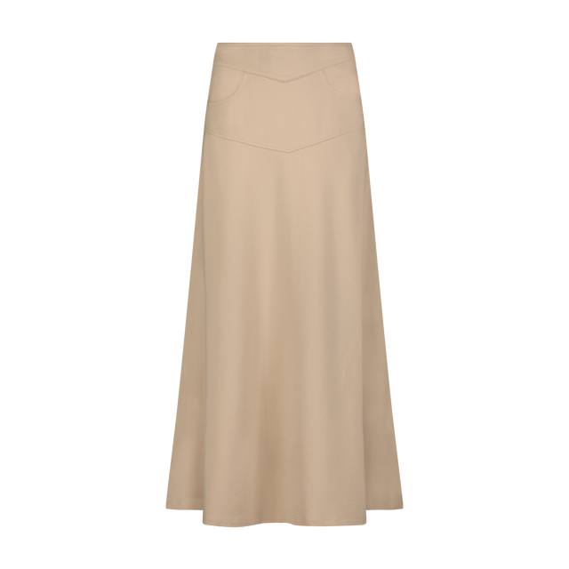 Pointed-Yoke Midi Maxi