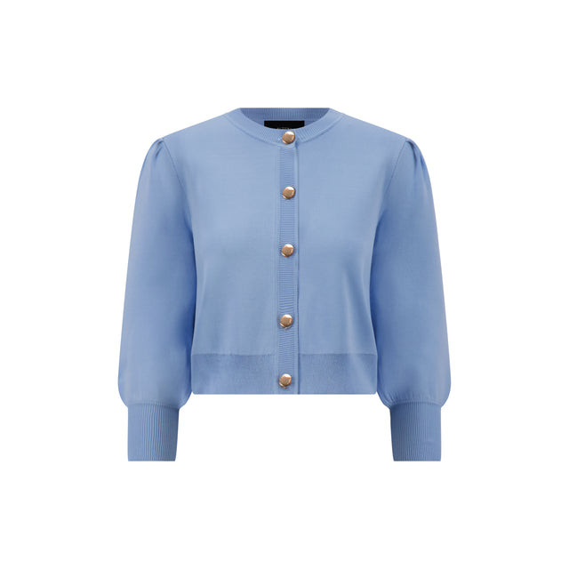 Crewneck Cropped Cardigan