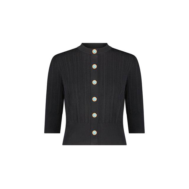 Clara Gem-Button Cardigan