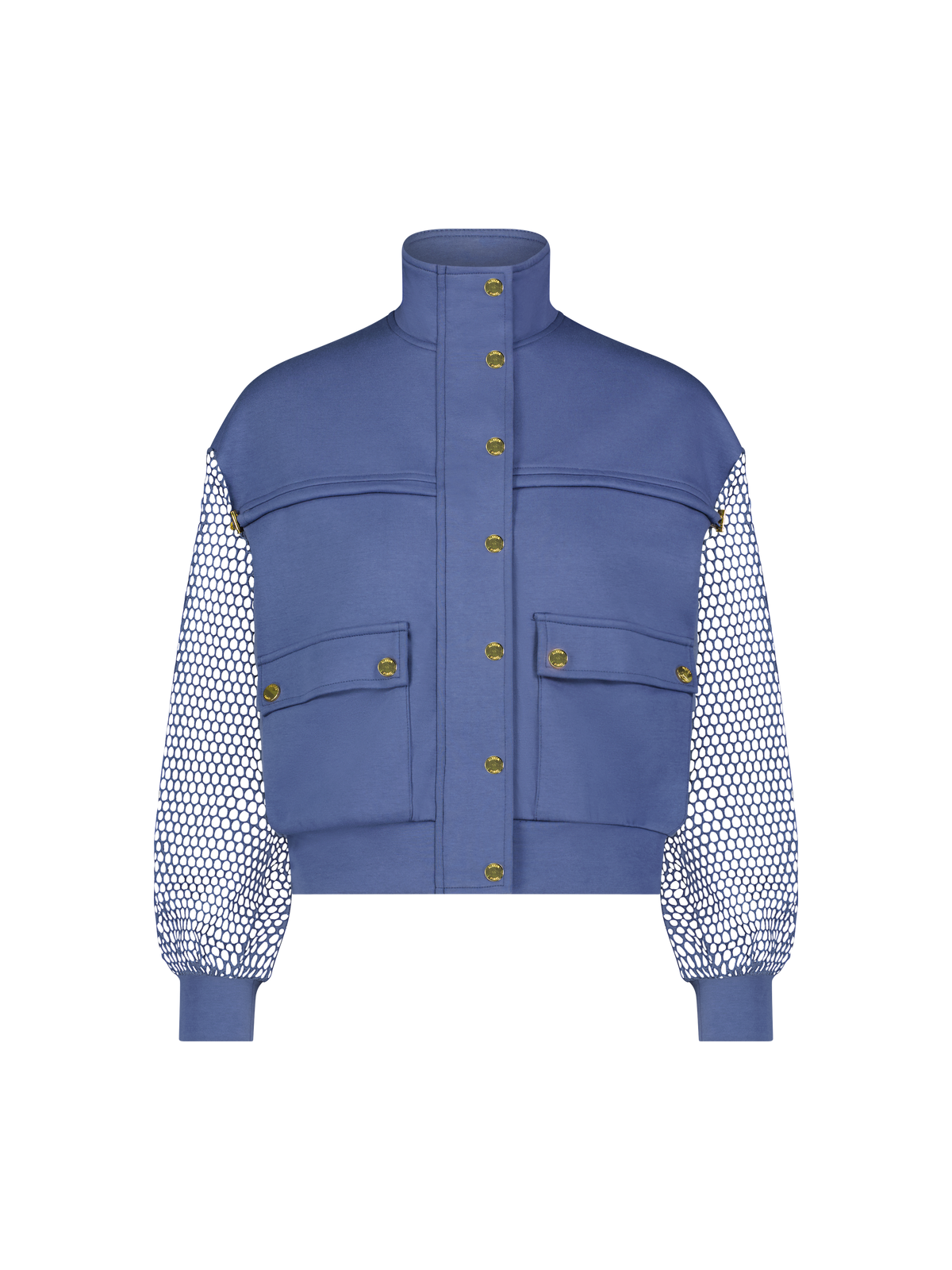 Ash Mesh Sleeve Bomber