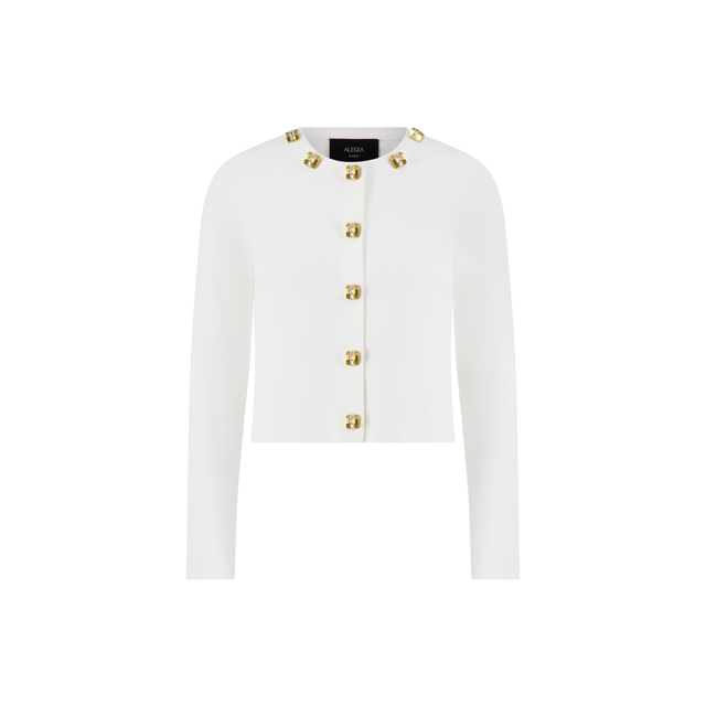 Black Button Top