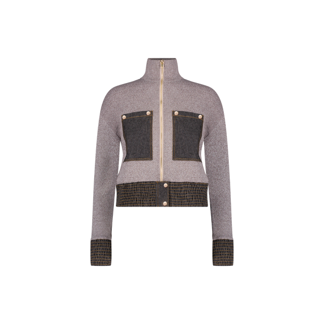 Navy Zip Up Jacket