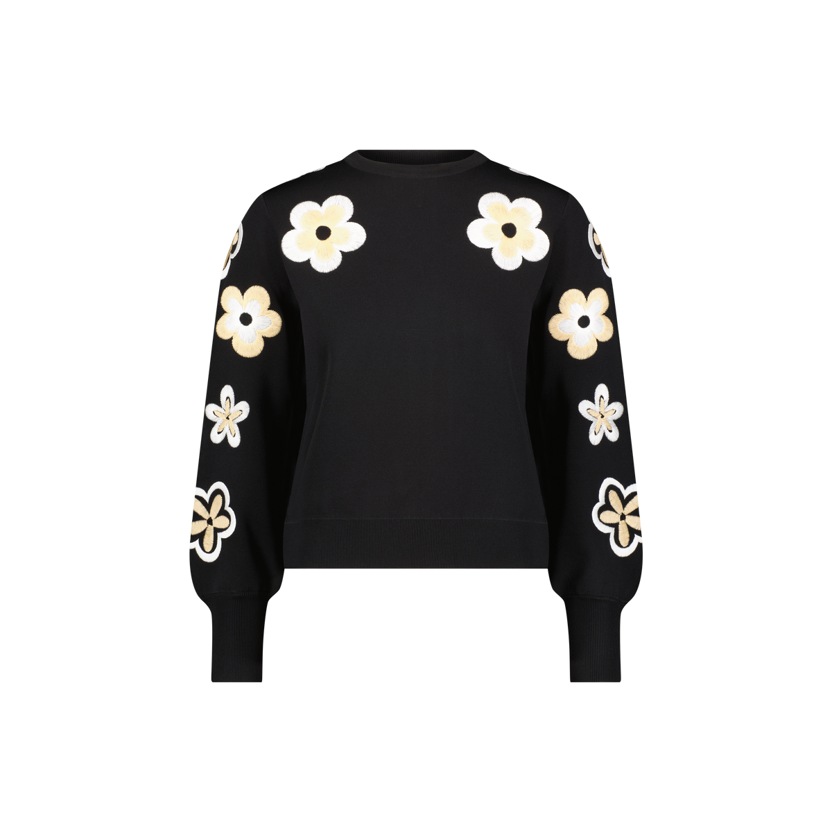 Floral Knit Sweater