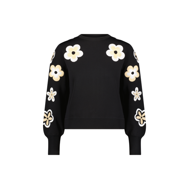 Floral Knit Sweater