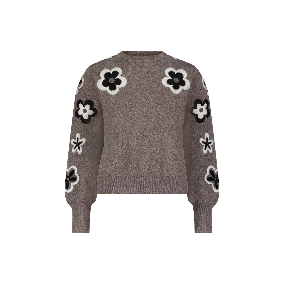 Floral Knit Sweater