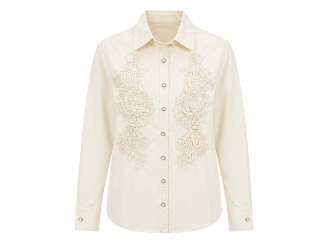 Embroidered Lace Shirt