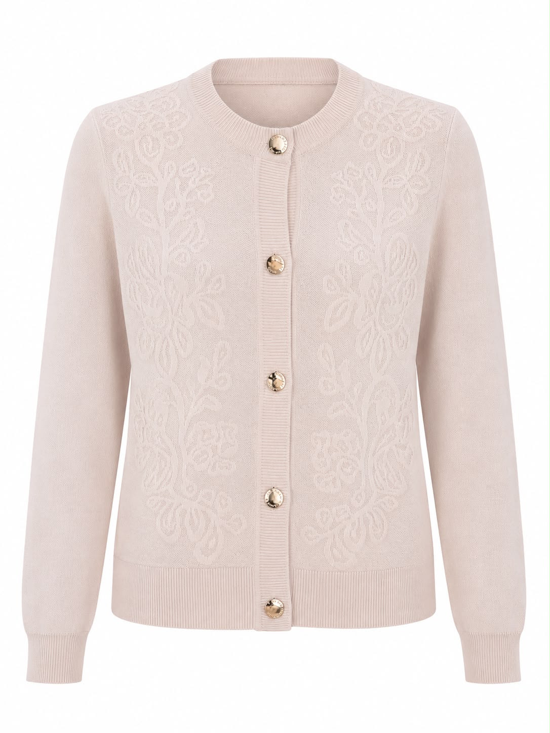 Knit Jacquard Cardigan