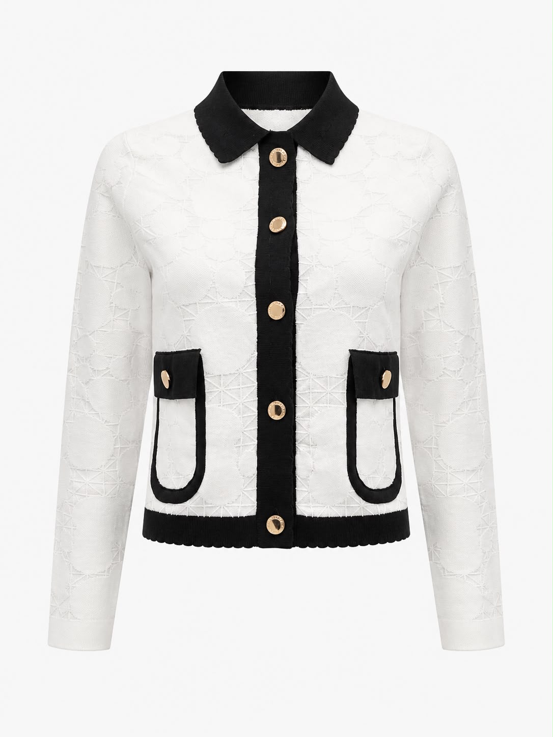 Contrast Trim Jacket