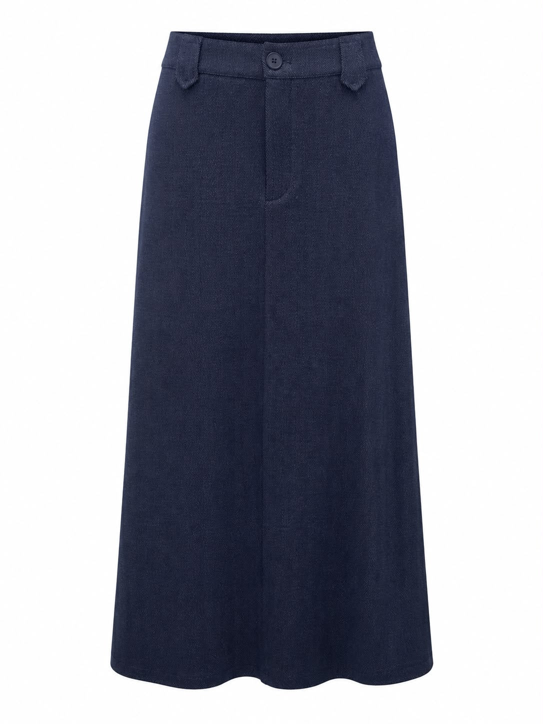 Tailored Herringbone Skirt