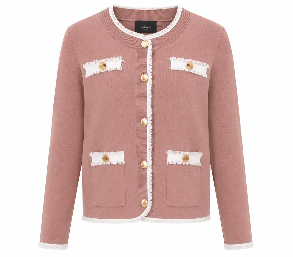 Sculpted Rib Knit Cardigan