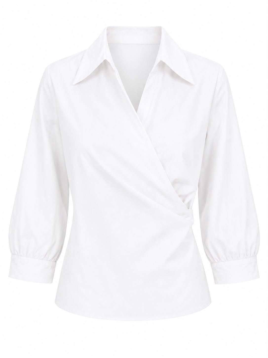 Draped Wrap Top