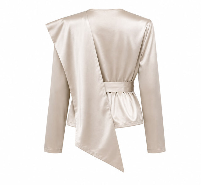 Shimmer Drape Top